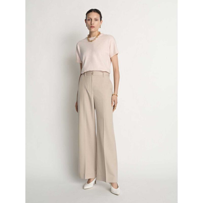 Veronika Maine Wool Wide Leg Pant image number 2